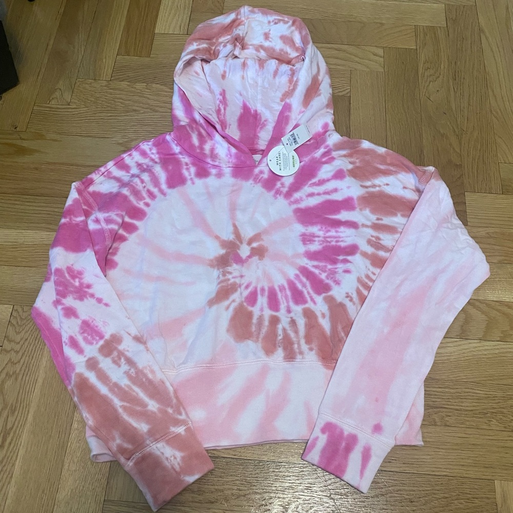 Aerie NWT pink tie dye sweatshirt